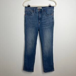 Madewell Stovepipe Jeans Women’s 27 Blue Straight Leg Denim